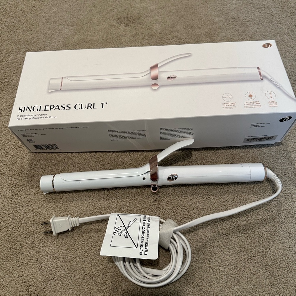 T3 Micro Singlepass Curl Iron 1”